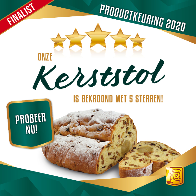 Echte Bakker Boonstra in finale Kerststollencompetitie